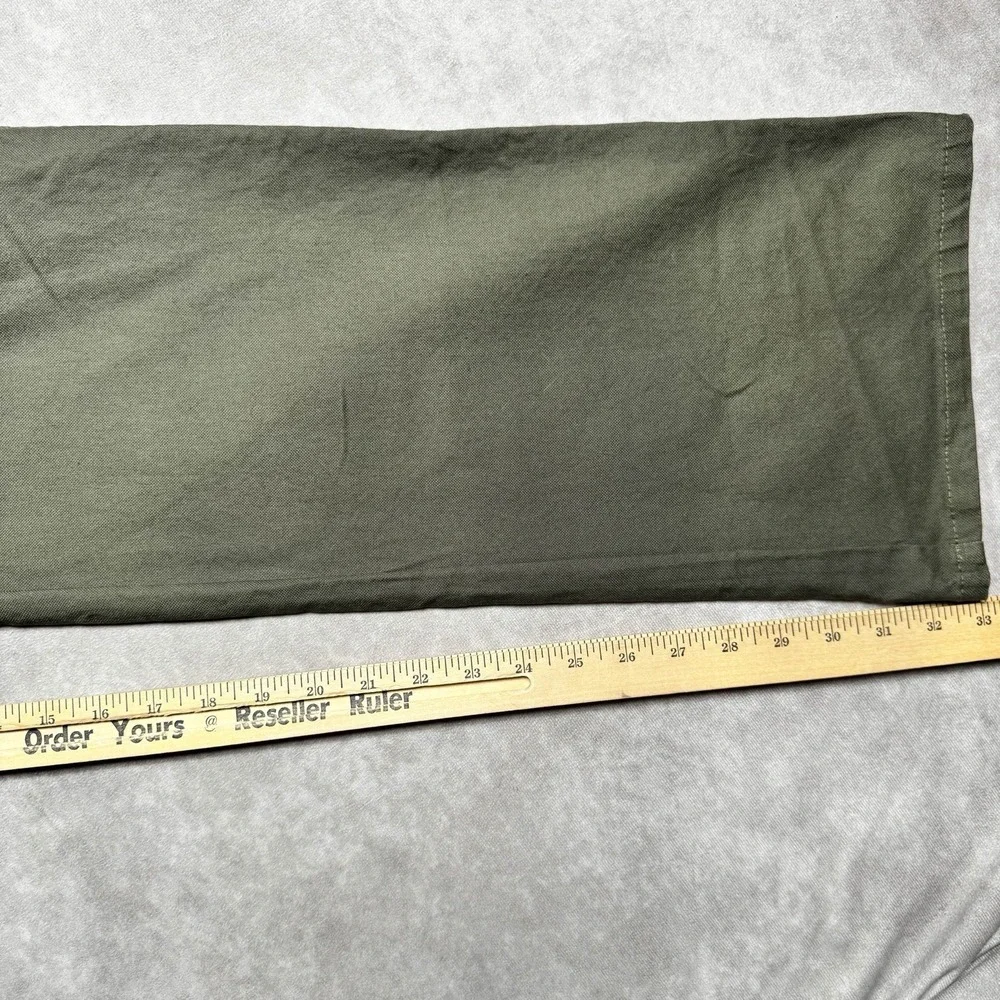 Dickies Pants Mens 36x34 (Fits 37x33) Khaki Green Carpenter Canvas Work Utility